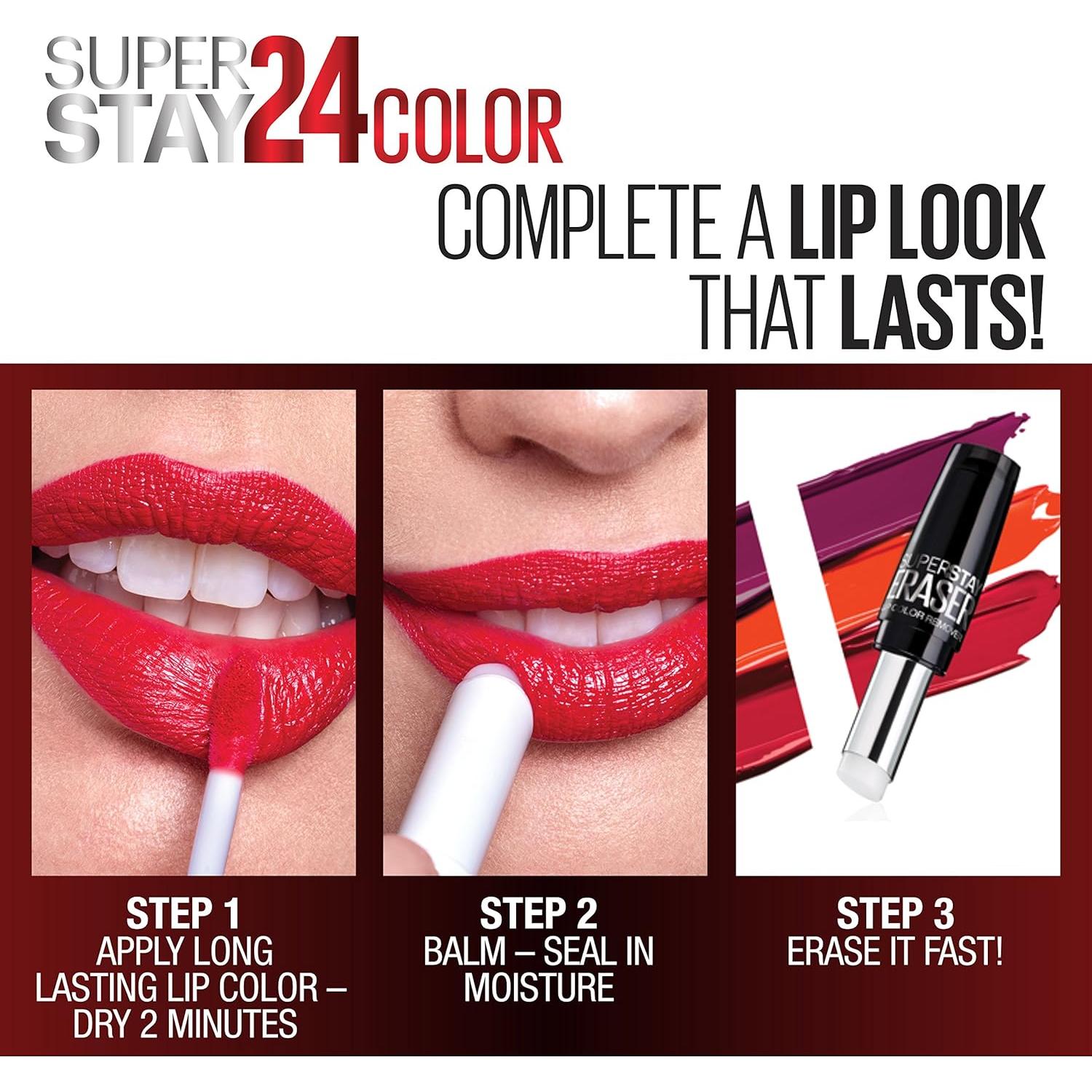 Maybelline Super Stay 24 Labial Líquido Vino Eterno 2,37 ml