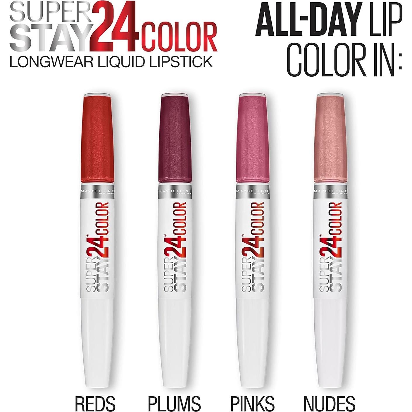 Maybelline Super Stay 24 Labial Líquido Vino Eterno 2,37 ml