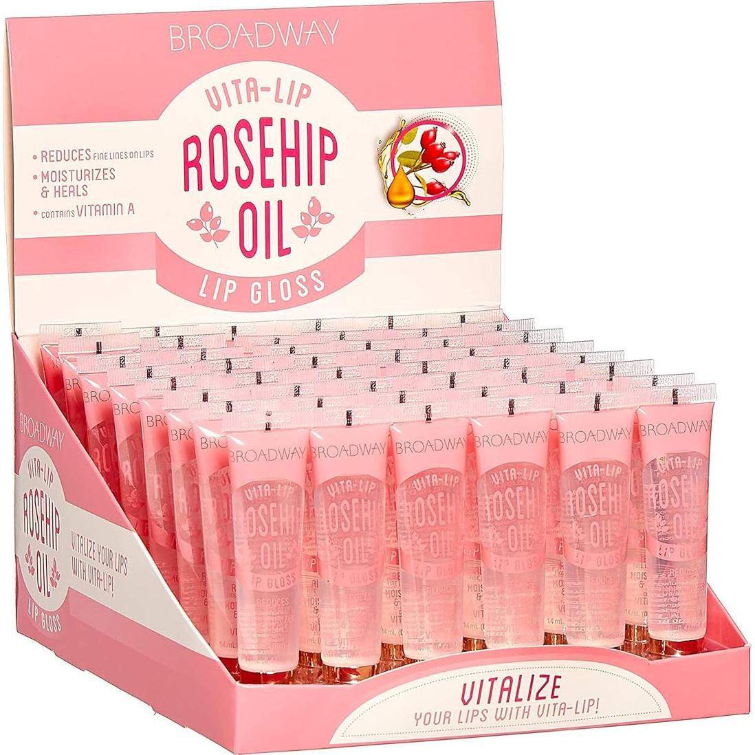 Brillo Labial Ruby Kisses Broadway Vita-Lip 6 Piezas