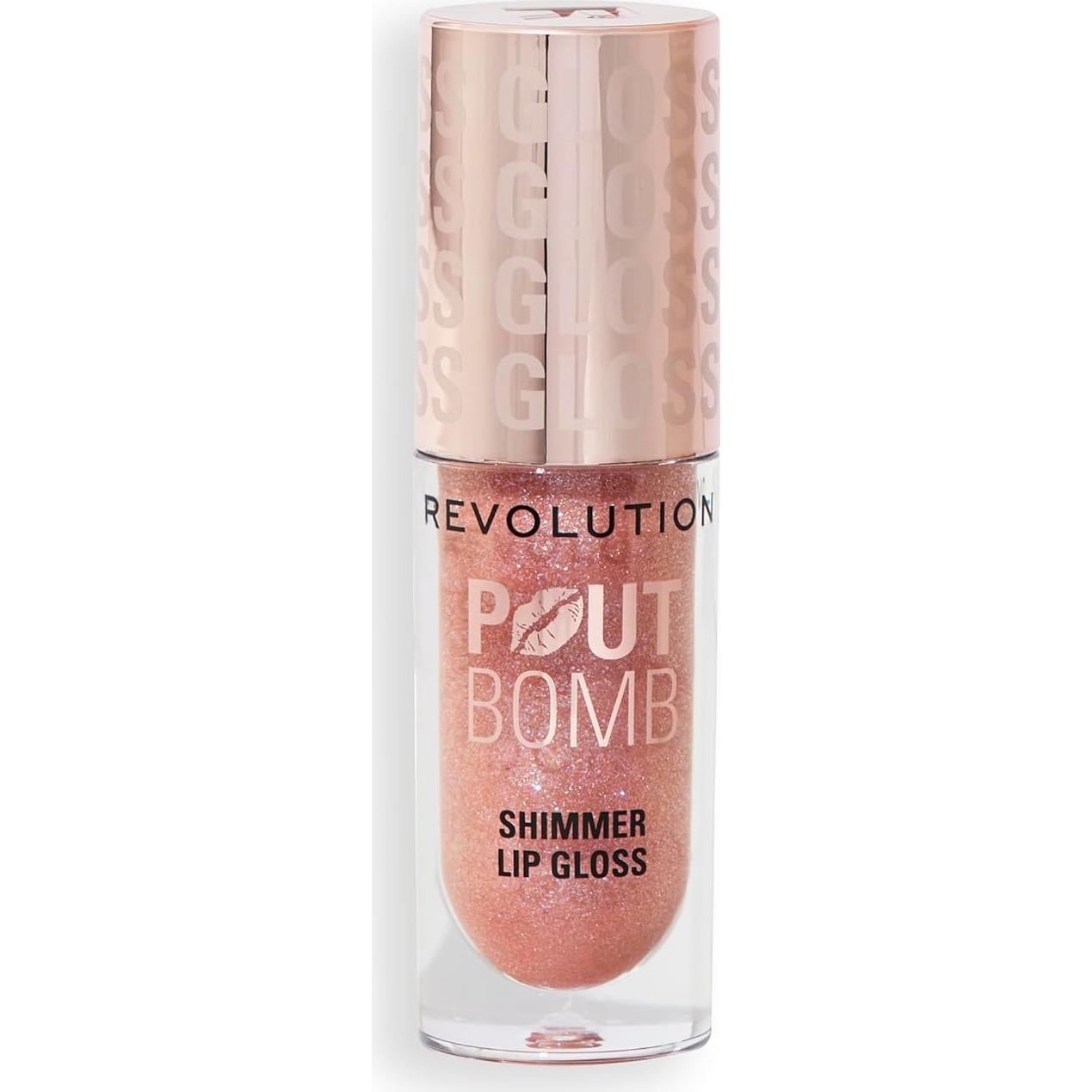 Brillo Labial Pout Bomb Shimmer Revolución 4.25 ml Nude Brillante