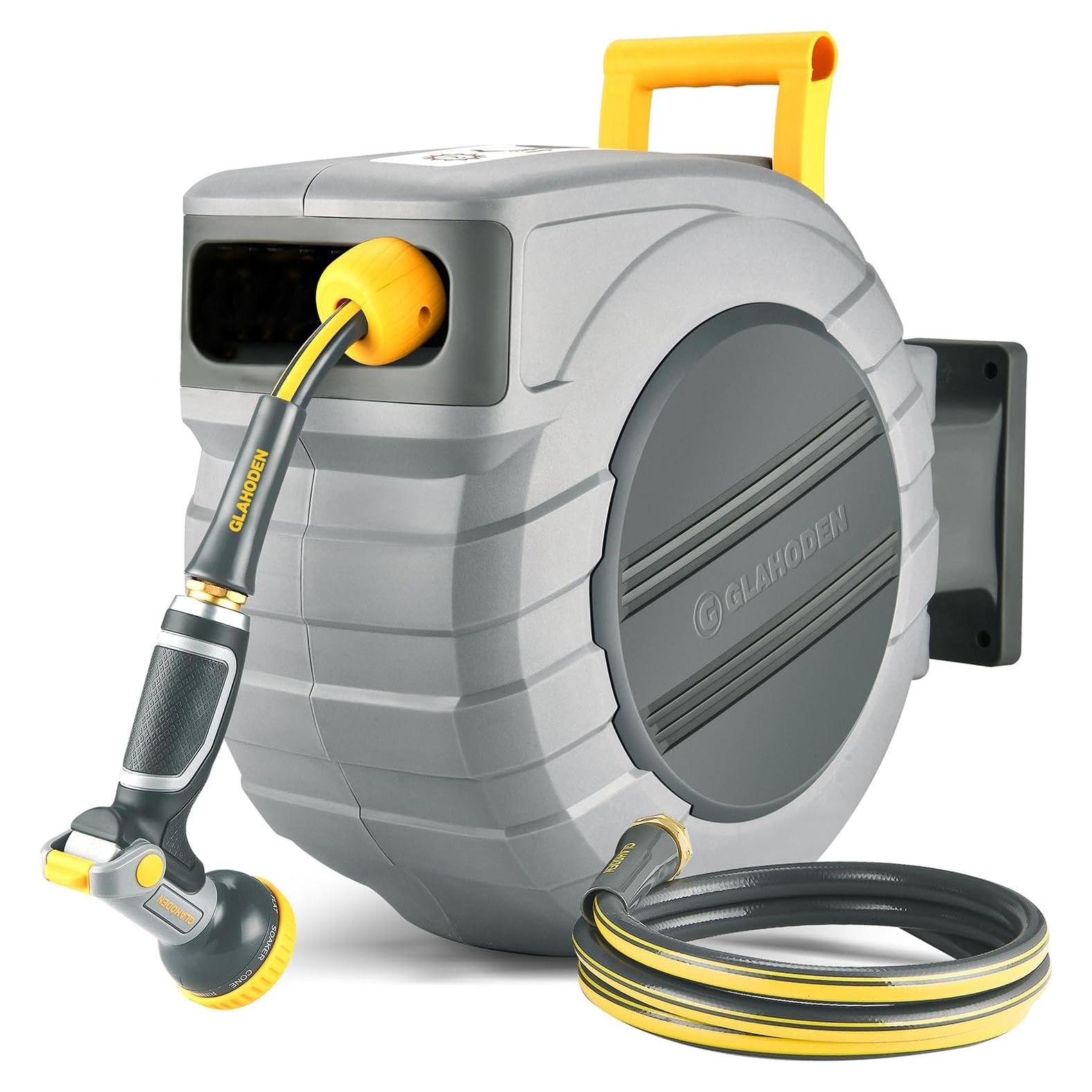 Carrete de Manguera Retráctil GLAHODEN 1/2" x 39.62 m