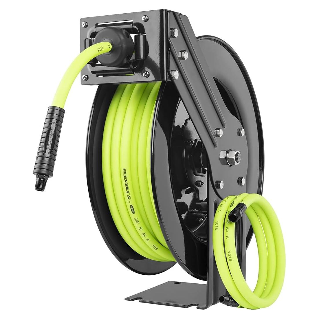 Carrete de Manguera Retráctil Flexzilla 3/8" x 15,24 m Verde