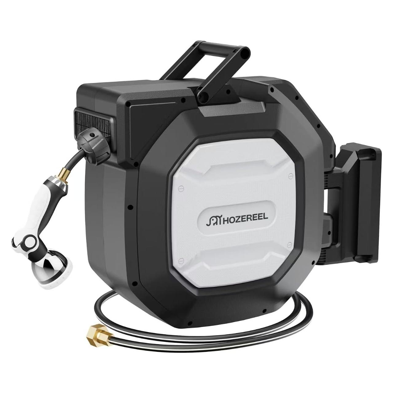 Carrete de Manguera Retráctil HOZEREEL 30.48m Alta Resistencia