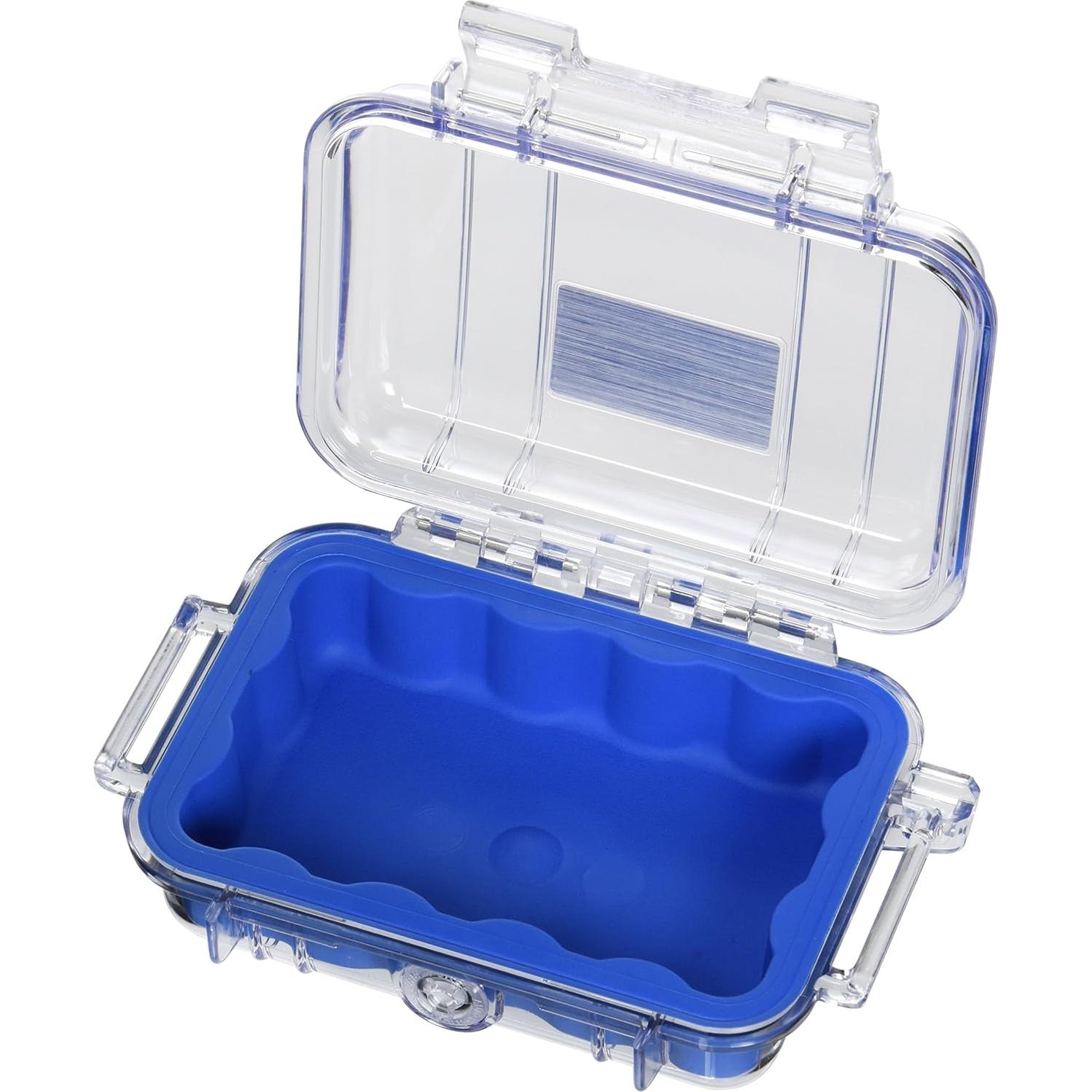 Caja Micro Pelican 1010 Azul/Transparente IP67