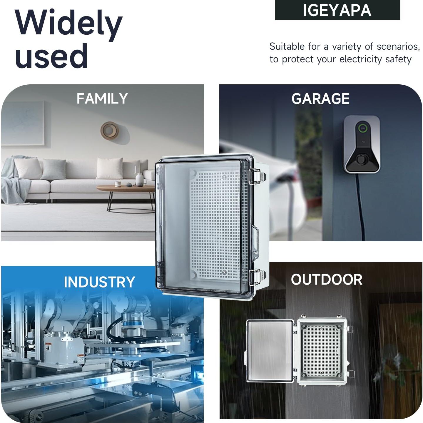 Caja de Conexiones Eléctricas IGEYAPA IP67 22.1x17x10.9cm