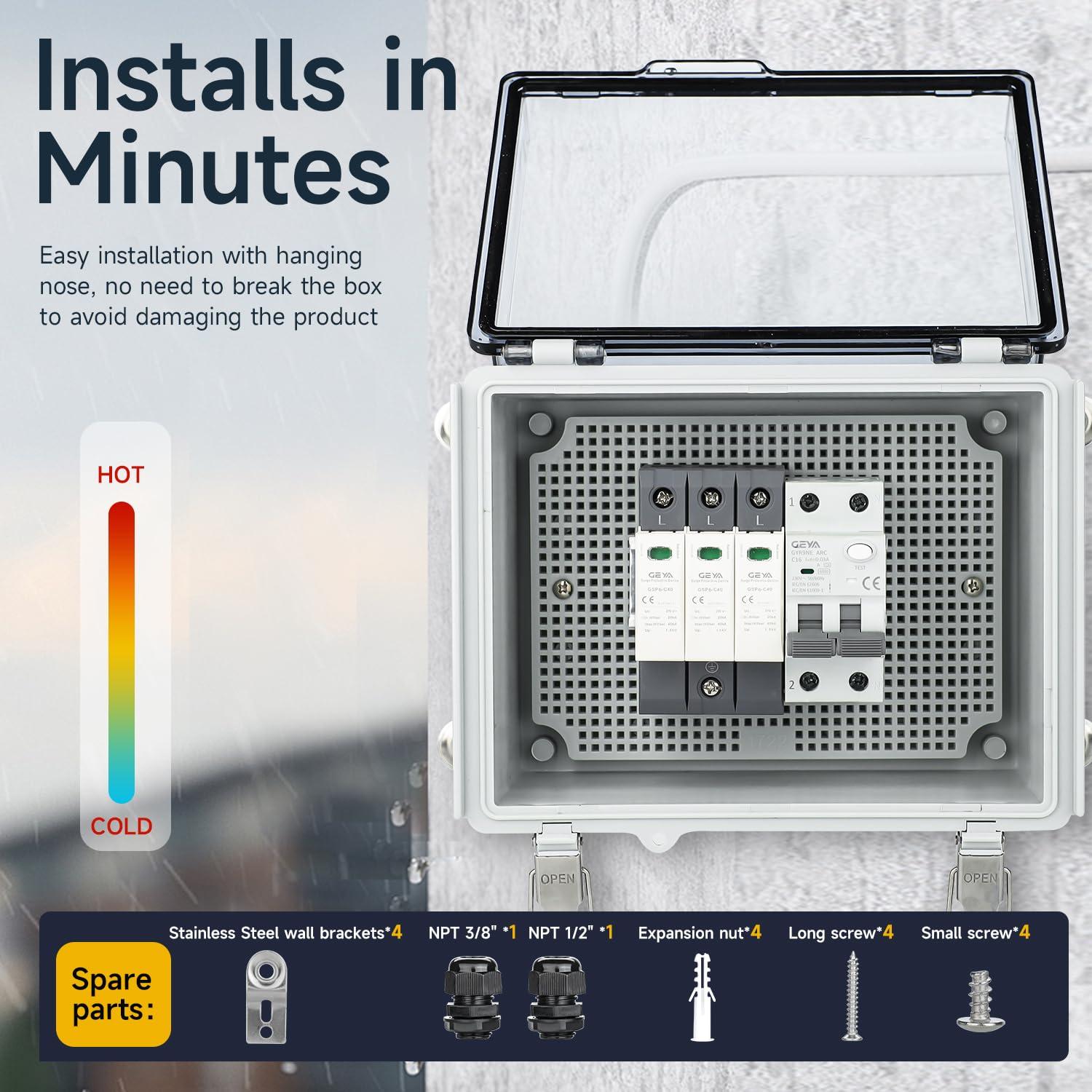 Caja de Conexiones Eléctricas IGEYAPA IP67 22.1x17x10.9cm