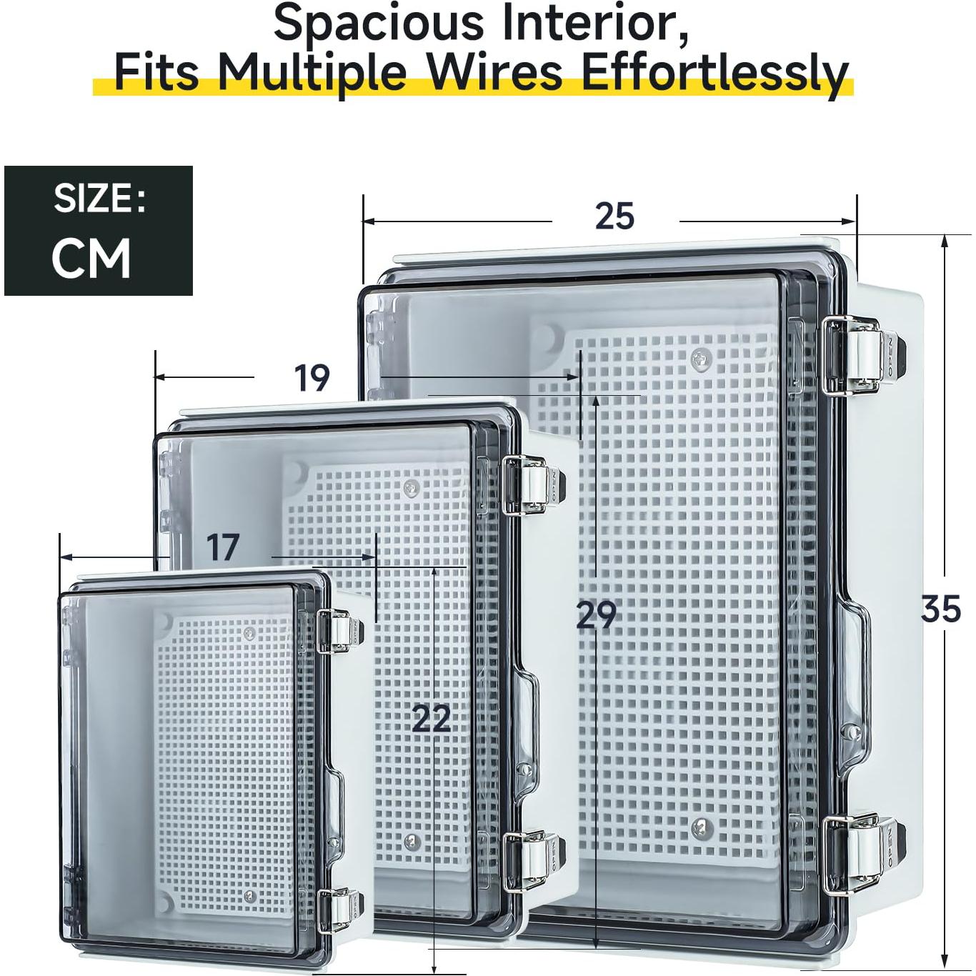 Caja de Conexiones Eléctricas IGEYAPA IP67 22.1x17x10.9cm