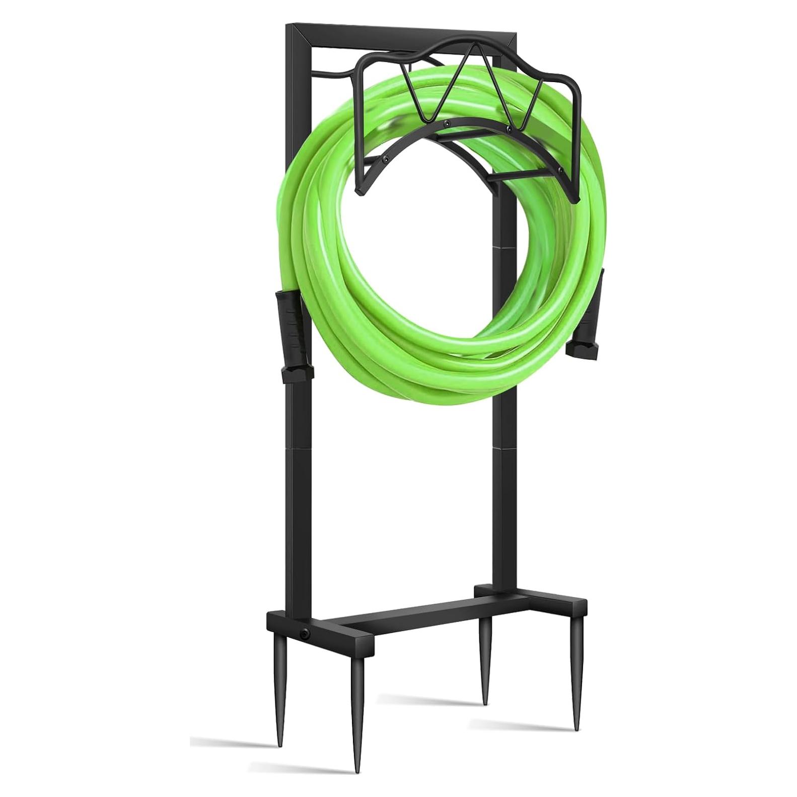 Soporte para Manguera de Jardín HWRHTR 150 pies Negro