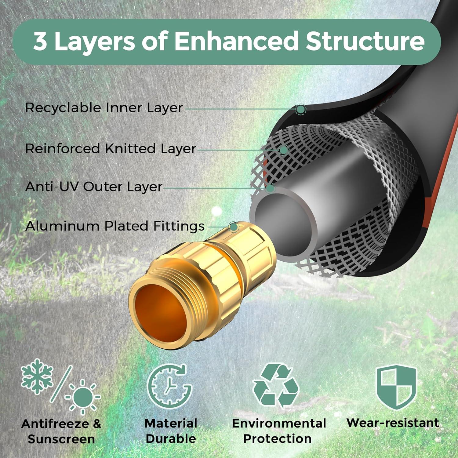 Manguera Giraffe Tools 4ft Flexible Sin Kinks 600 PSI