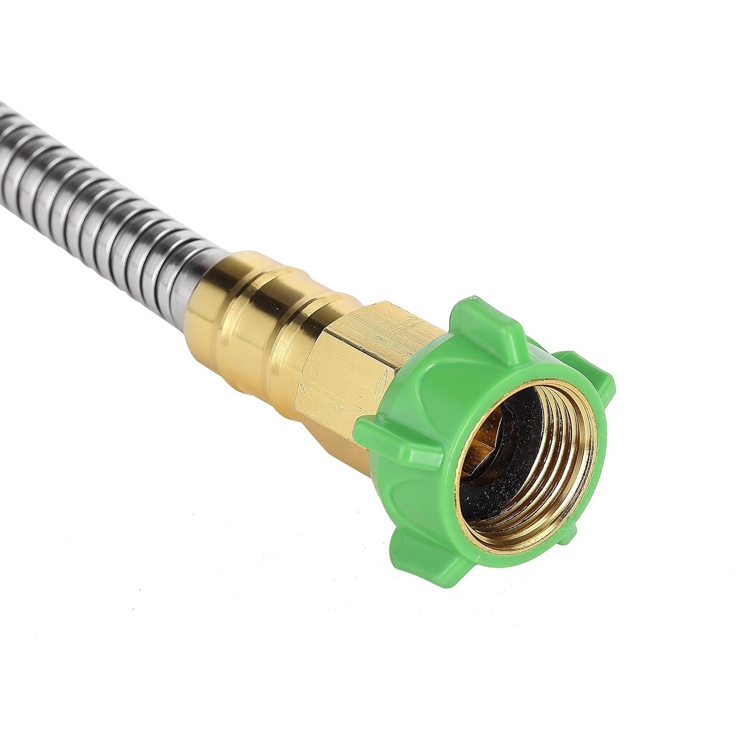 Manguera de Jardín Corta UNCO 91 cm Acero Inoxidable Flexible