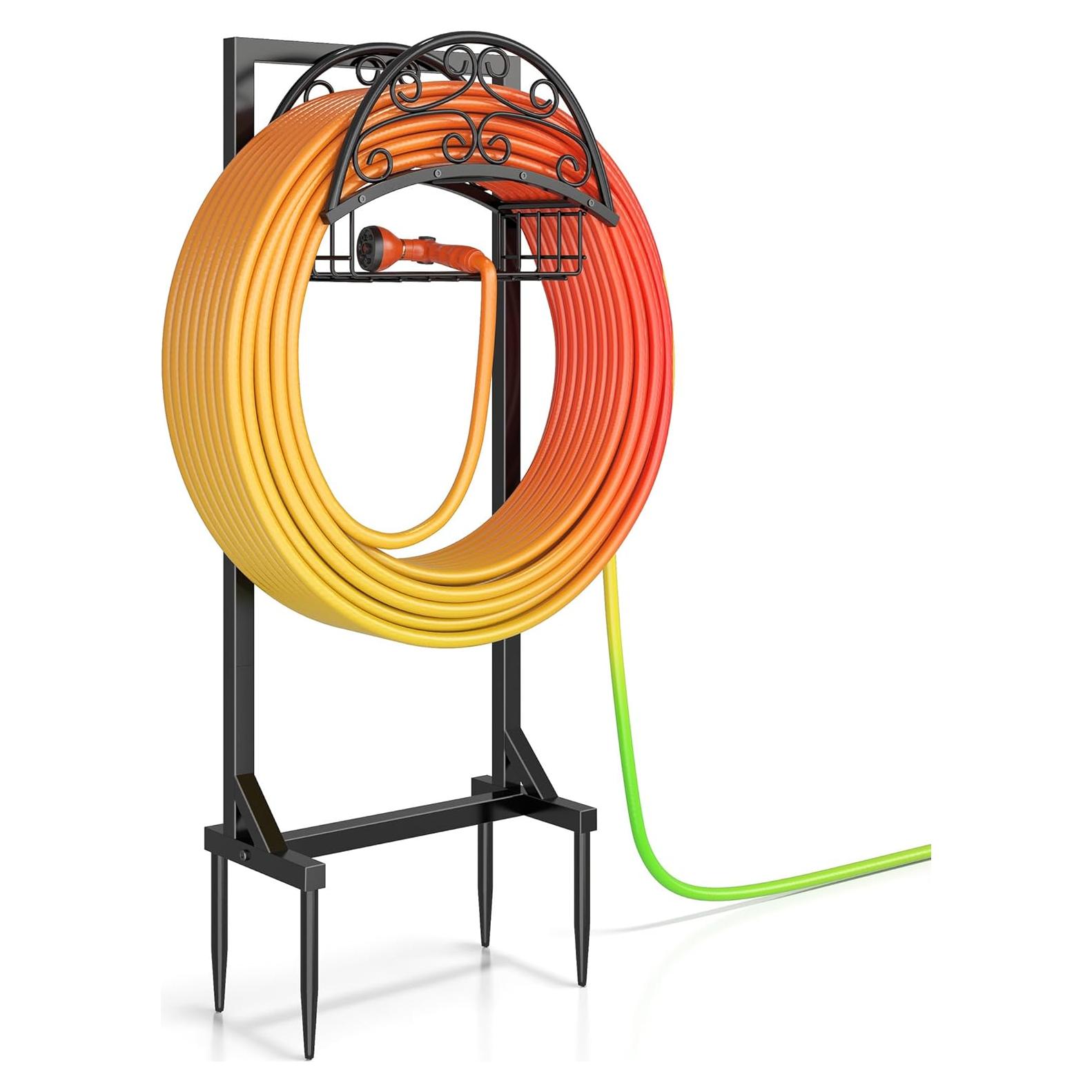 Soporte para Manguera de Jardín Silvonte con Canasta 2,93kg