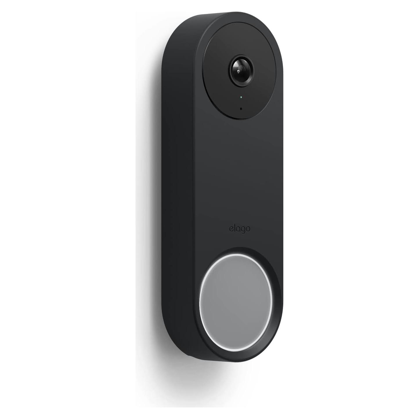 Funda de Silicona elago para Google Nest Hello Negro