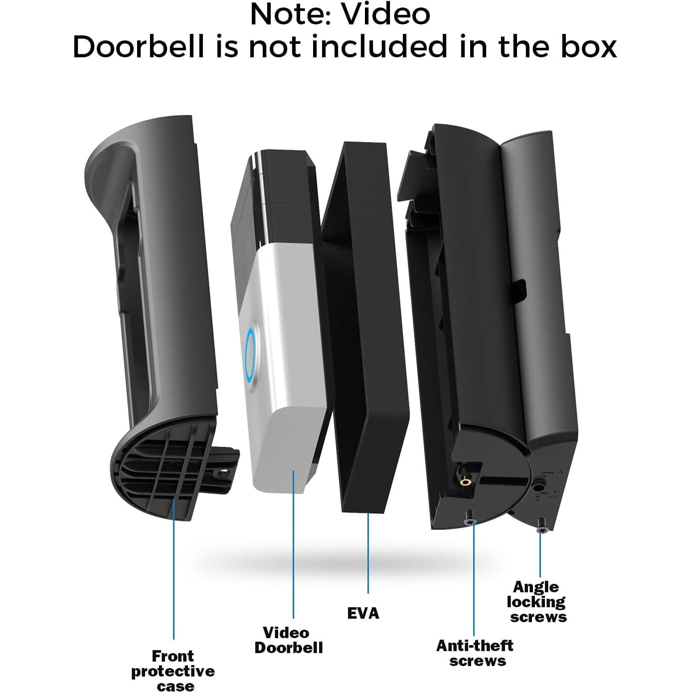 Soporte ajustable 360° para timbre Ring/Blink KMOUANTS