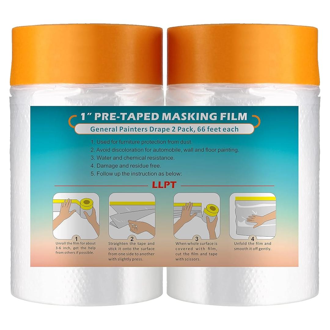 Cinta de Enmascarar LLPT 25.6" x 20.12m Amarillo MFT652