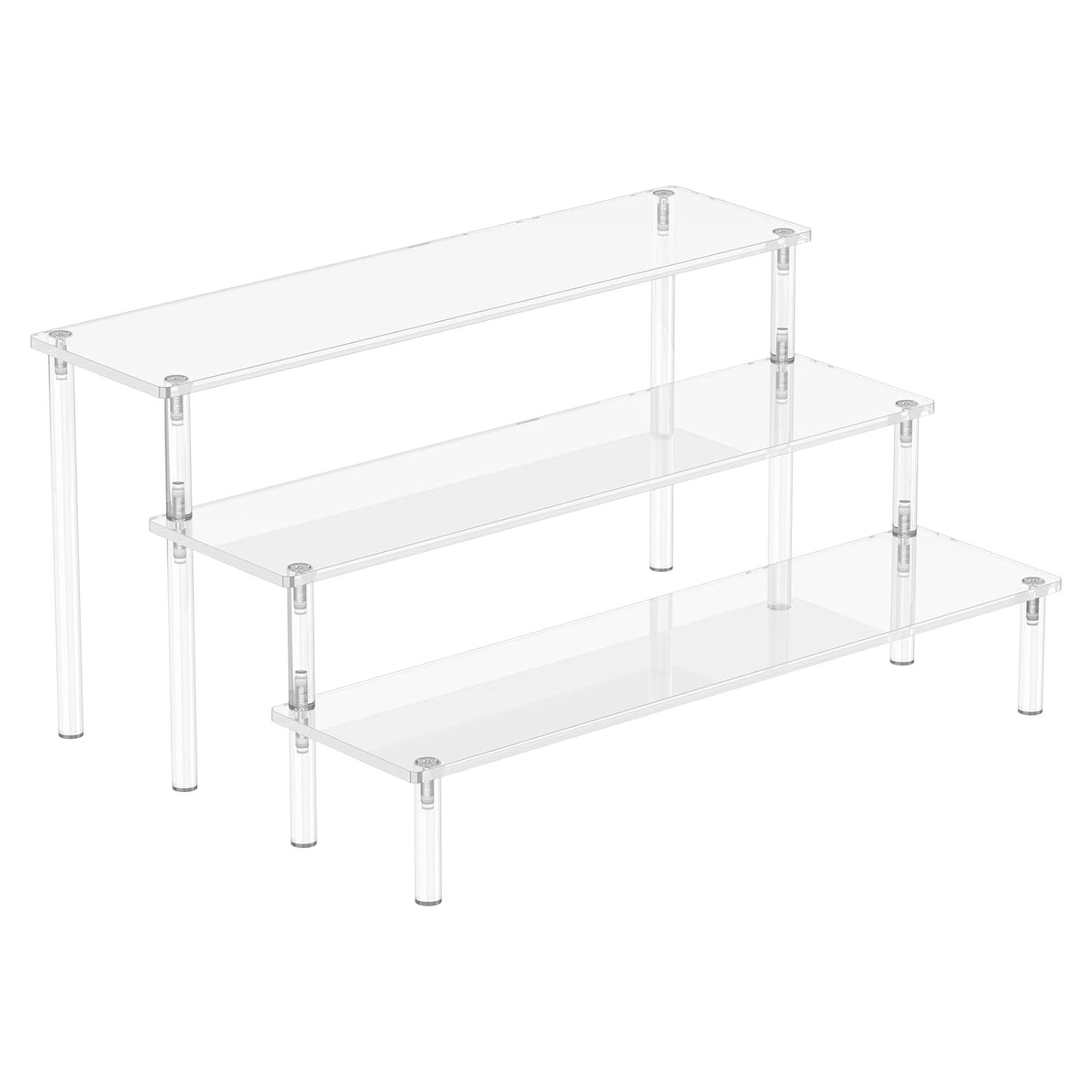 Soporte Acrílico en Riser Aredpoook 3 Niveles para Exhibición