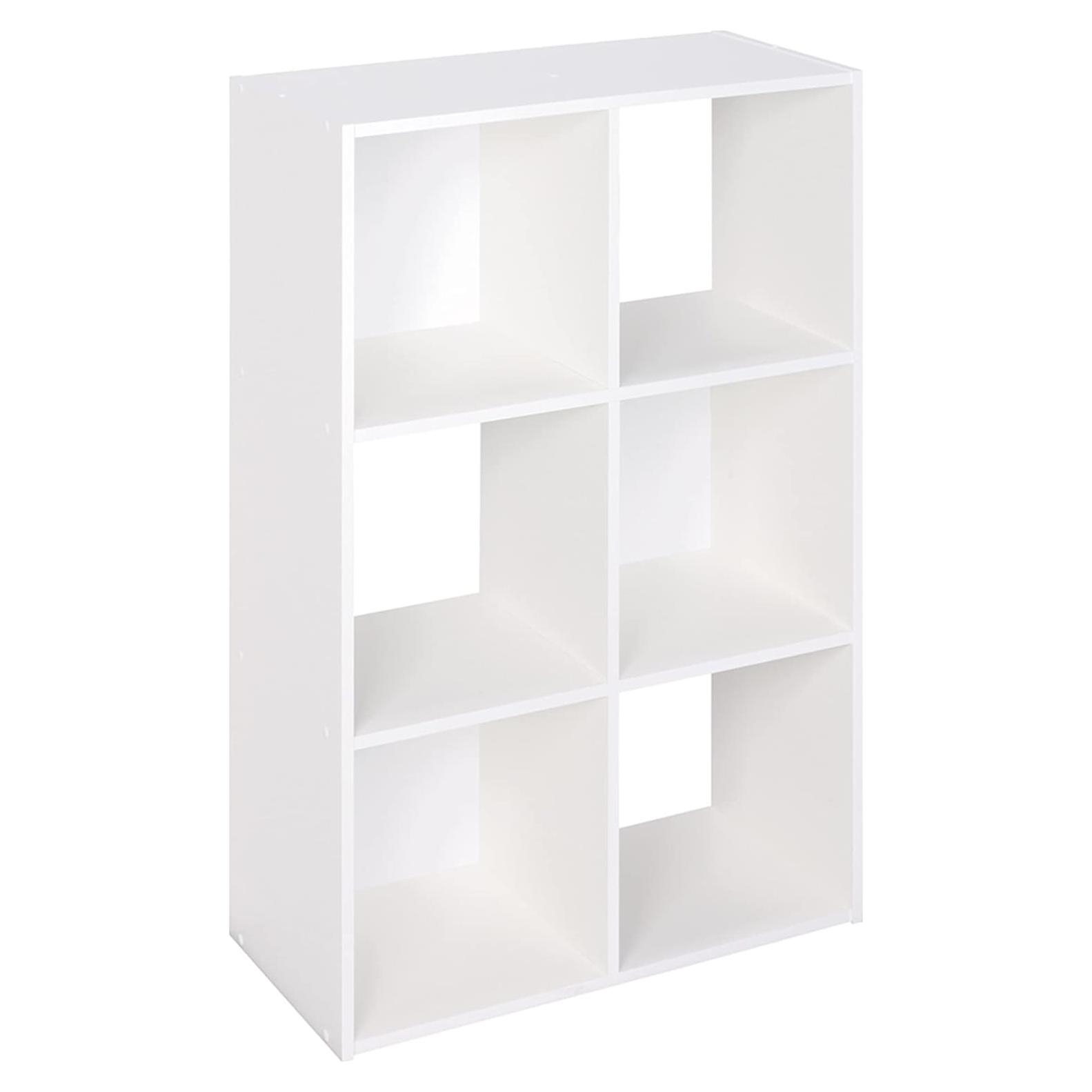 Organizador de Almacenamiento ClosetMaid Cubeicals 6 Cubos Blanco