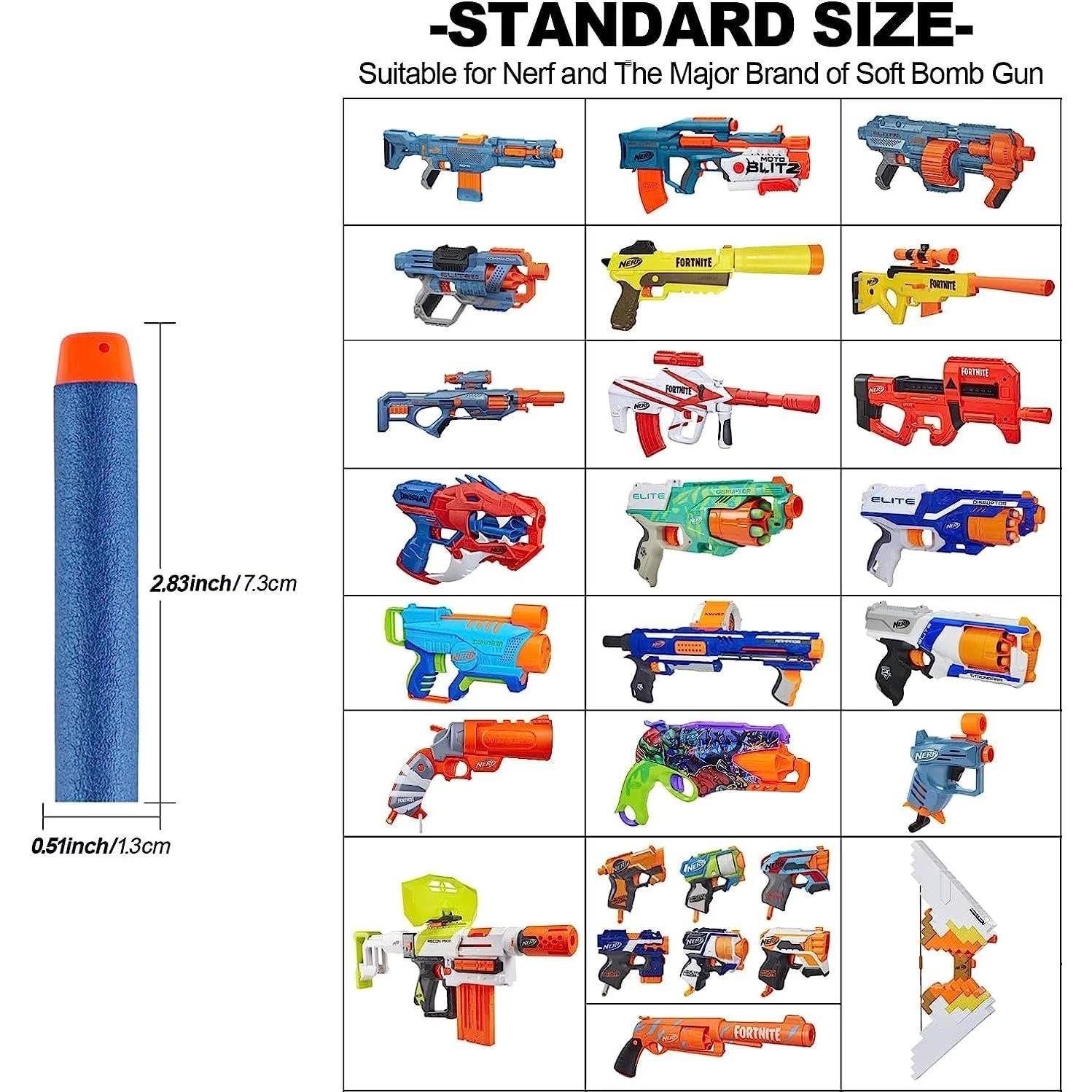 Dardos Nerf Elite 2.0 Little Valentine 100 Azul 7.2cm