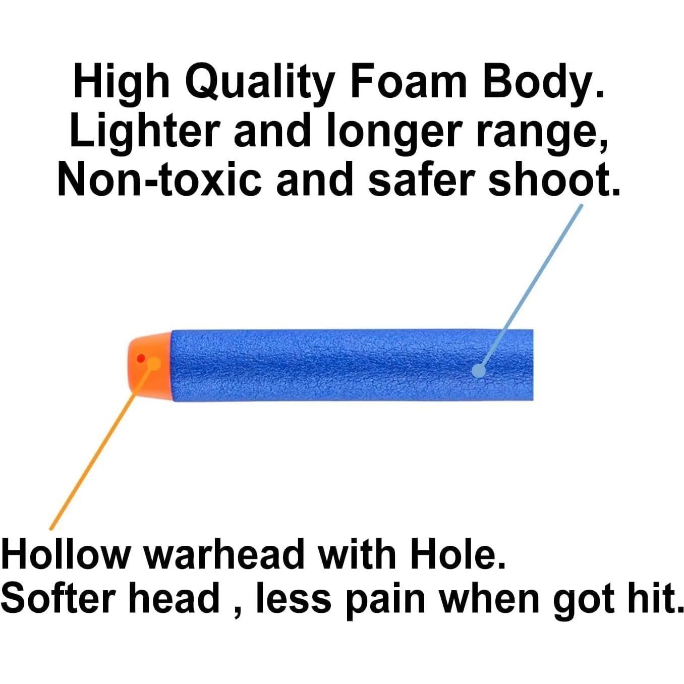 Dardos Nerf Elite 2.0 Little Valentine 100 Azul 7.2cm