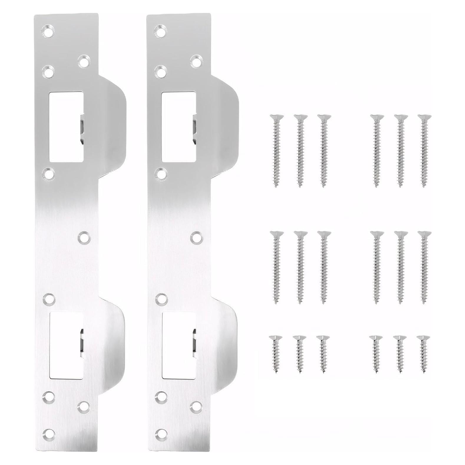 Placa de refuerzo para cerradura Primst 27.94x1.02cm Plata