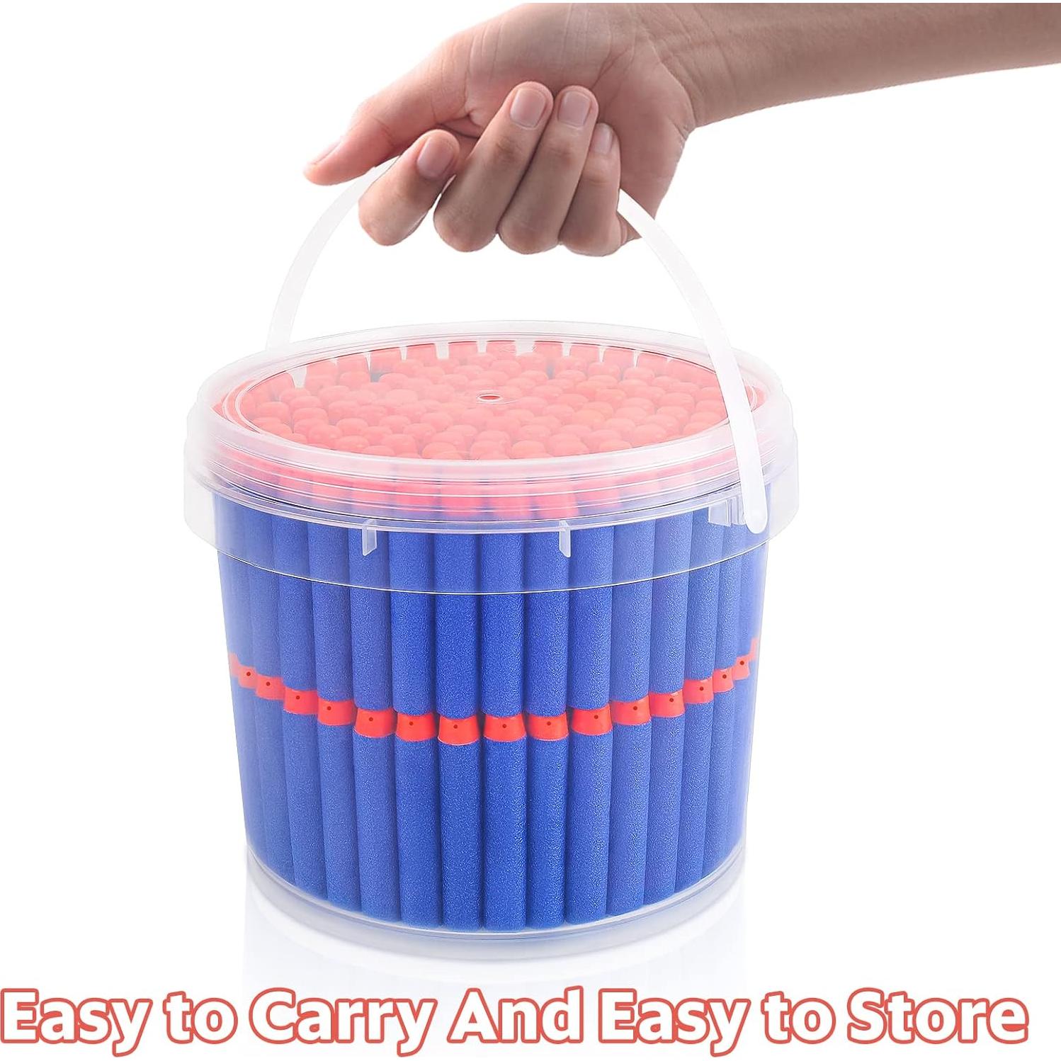 Dardos de Espuma Pokiiulk 300 Unidades para Nerf