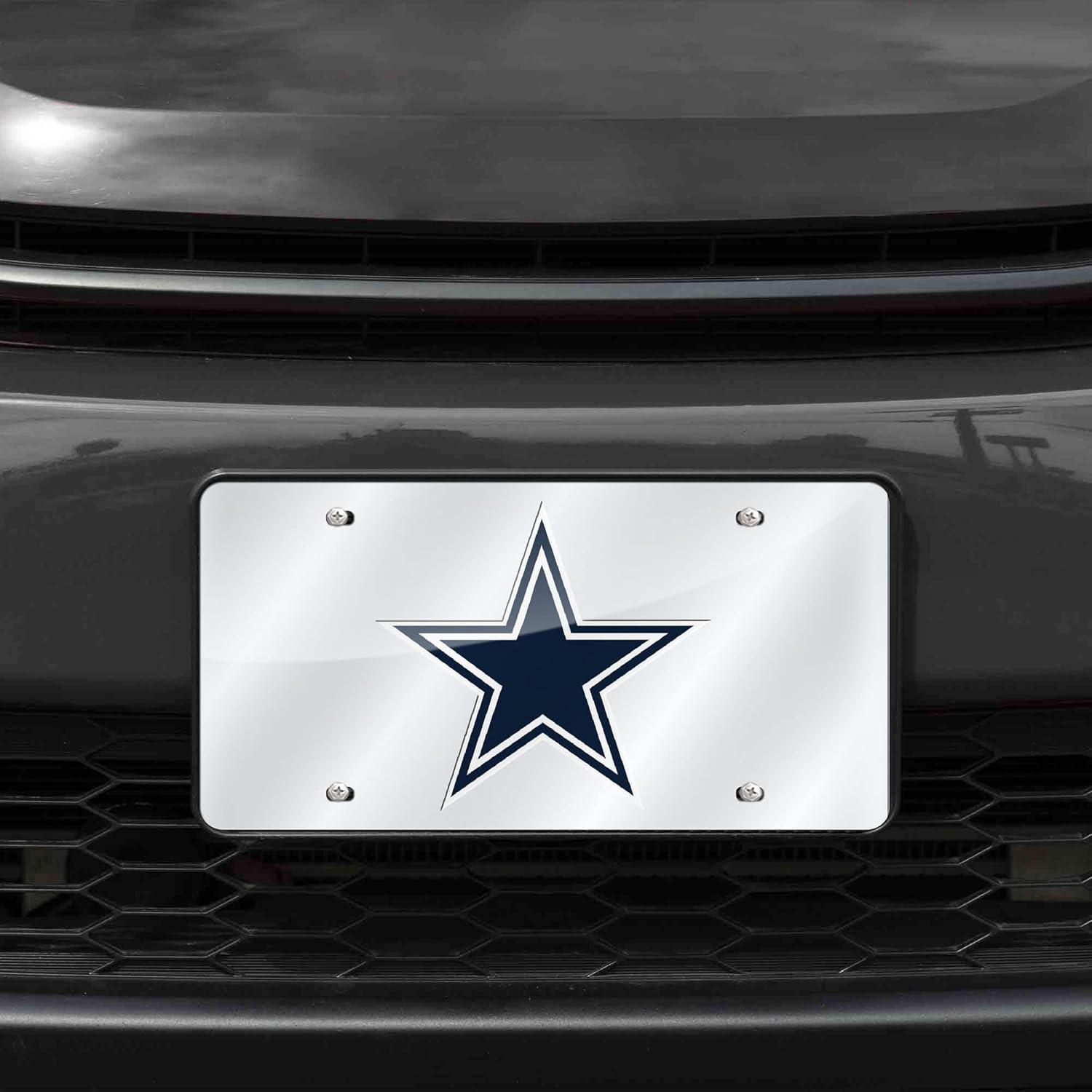Placa de Matrícula NFL Rico Industries Cowboys 15x30 cm