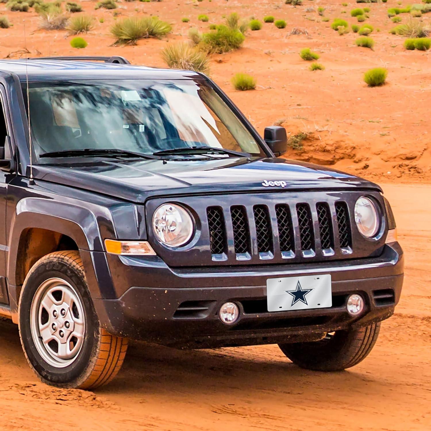 Placa de Matrícula NFL Rico Industries Cowboys 15x30 cm