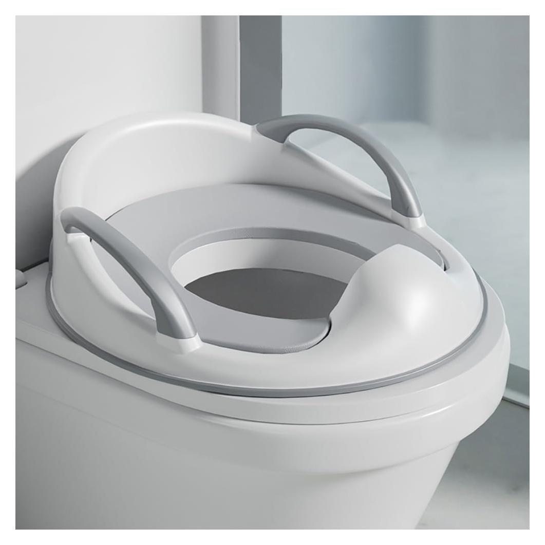 Asiento de Entrenamiento para Baño PandaEar Blanco Ovalado