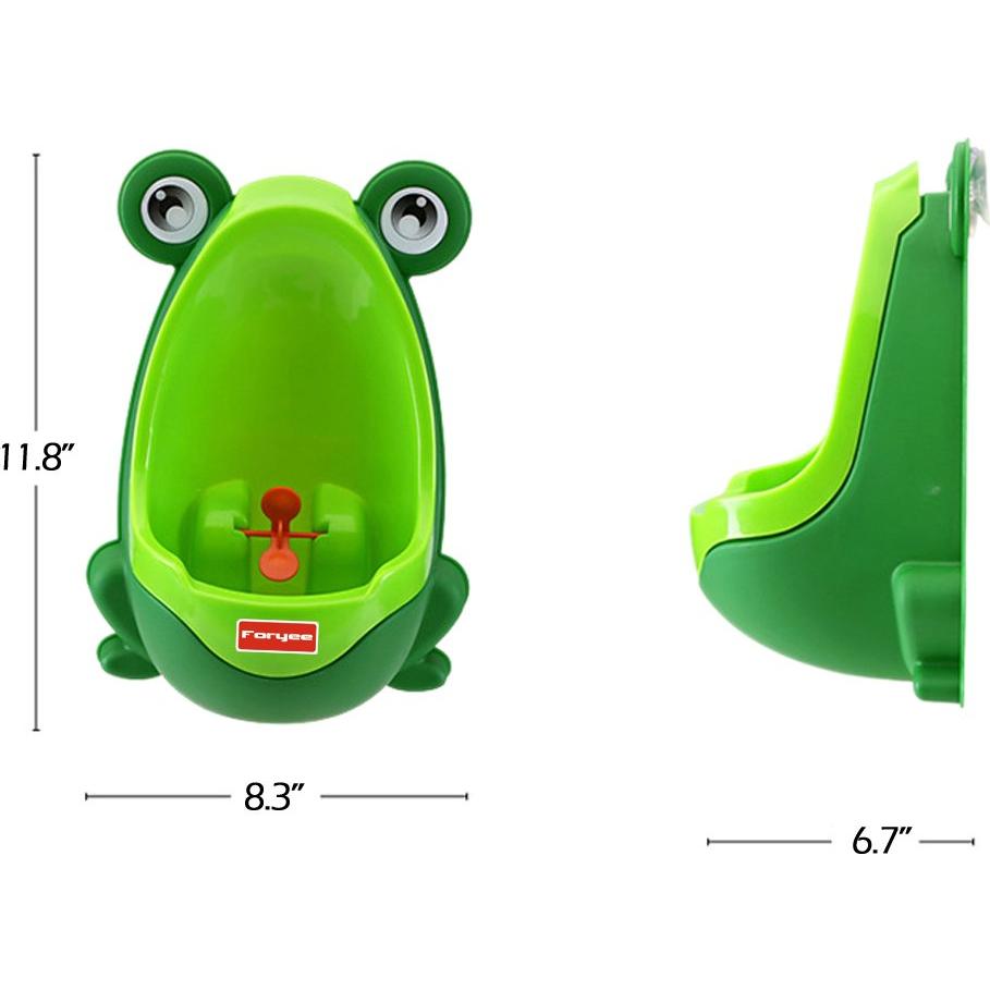 Orinal de Entrenamiento Foryee Rana Verde Oscuro Ajustable