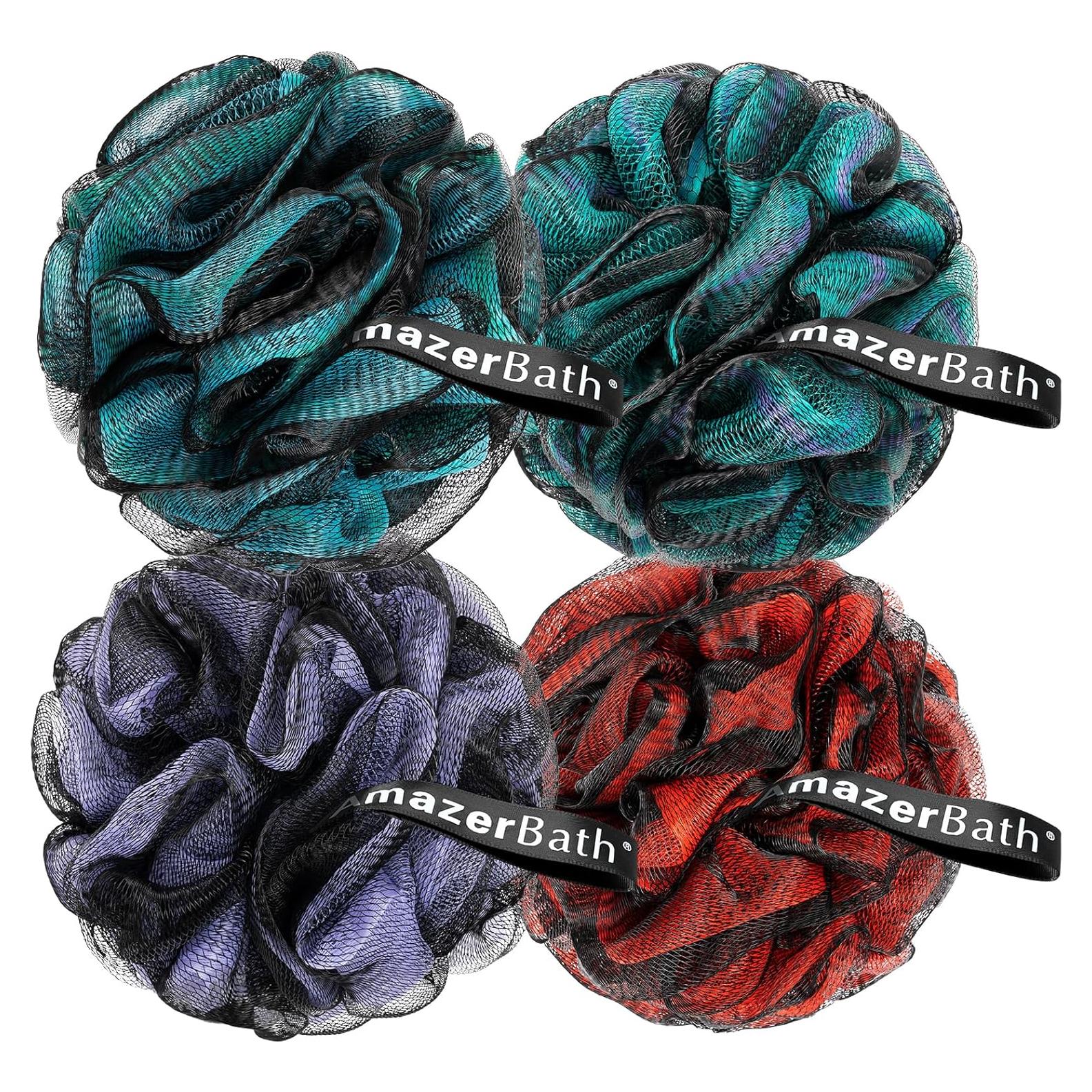 Esponja de Lufa Exfoliante AmazerBath - Set de 4 Colores
