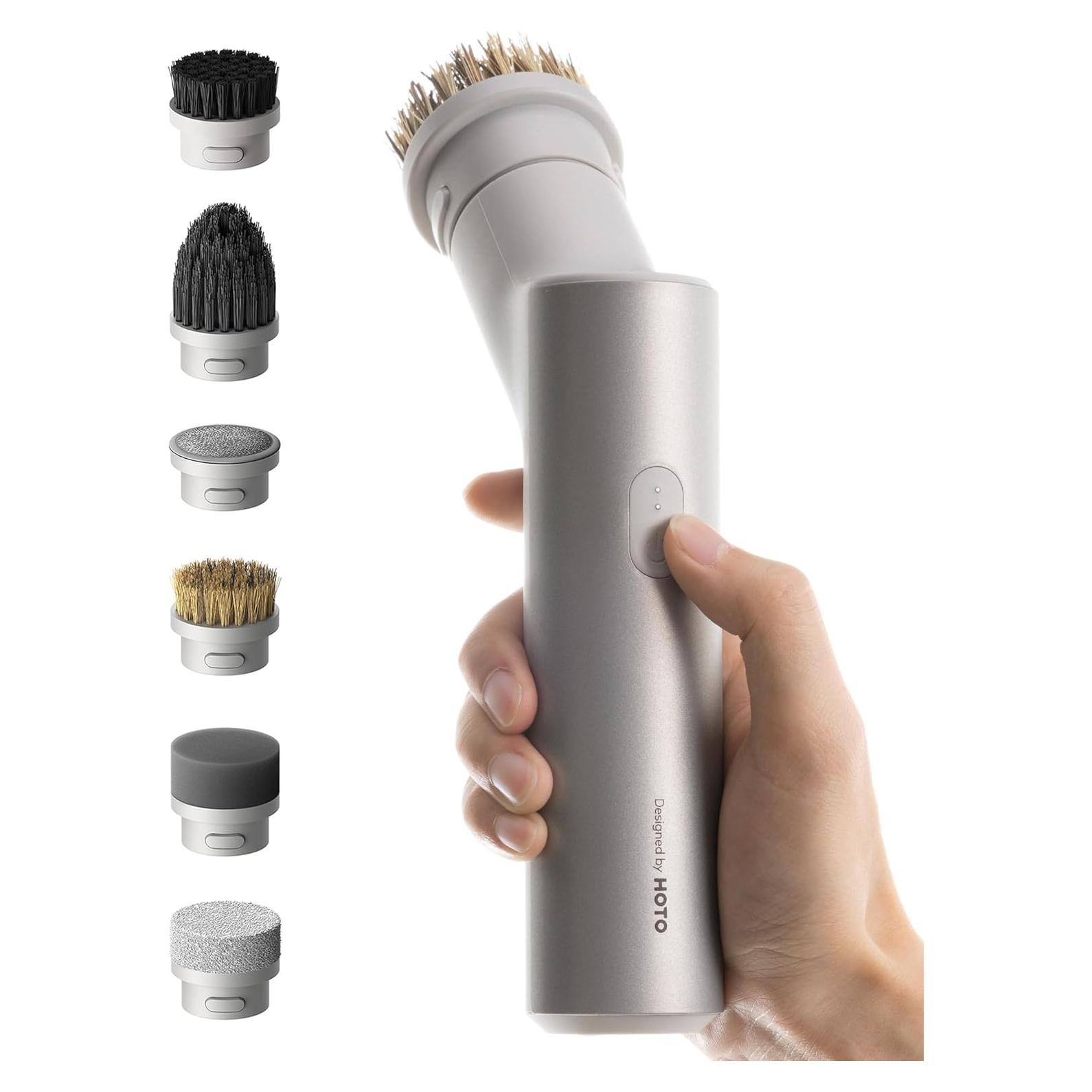 Cepillo Eléctrico Giratorio HOTO IPX7 9 Cabezas 0.95 kg