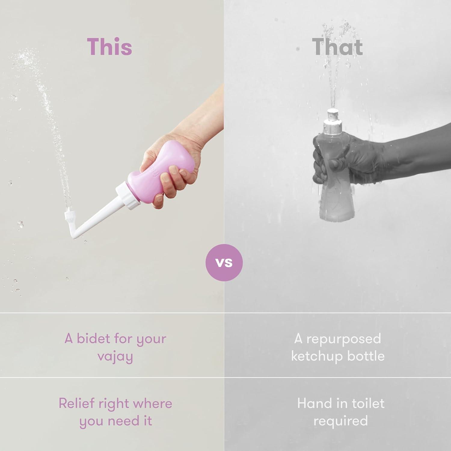 Botella Perineal Invertida Frida Mom para Cuidado Postparto