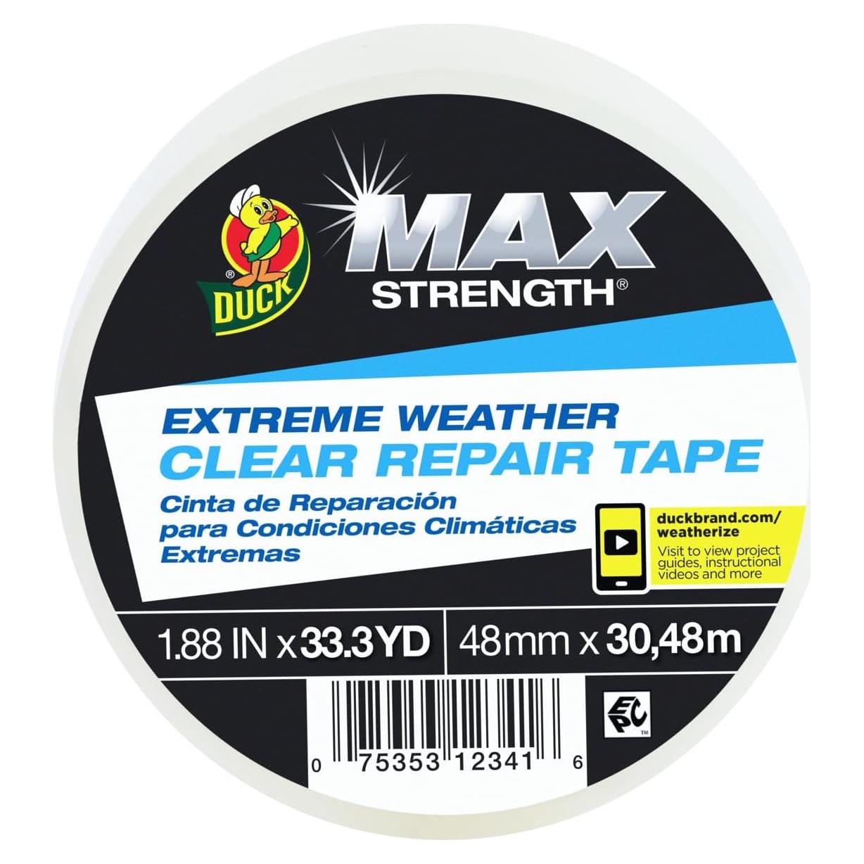 Cinta de Reparación Duck Brand 4.78 cm x 30.48 m Transparente
