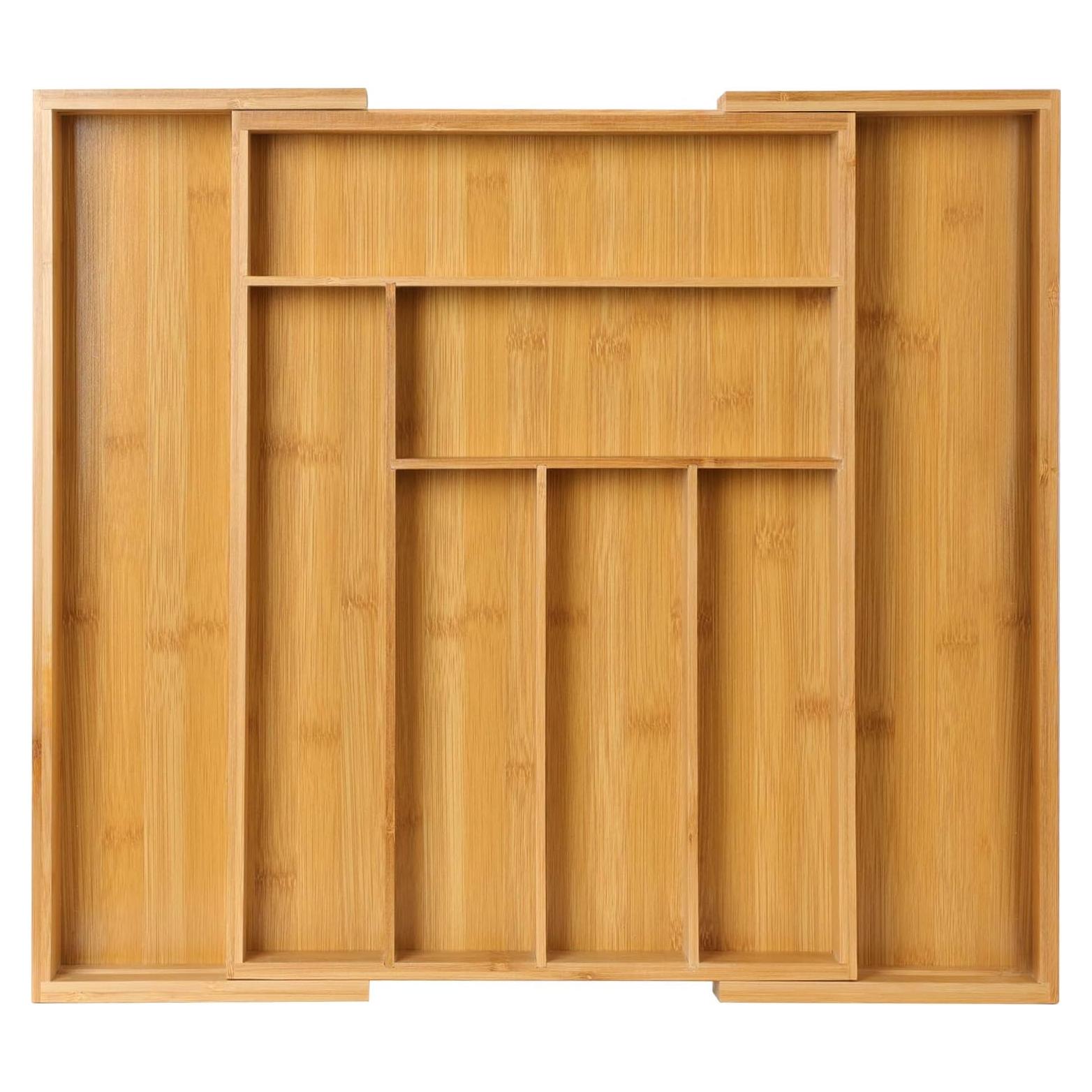 Organizador de Cajones Pipishell de Bambú Ajustable 49.8 cm