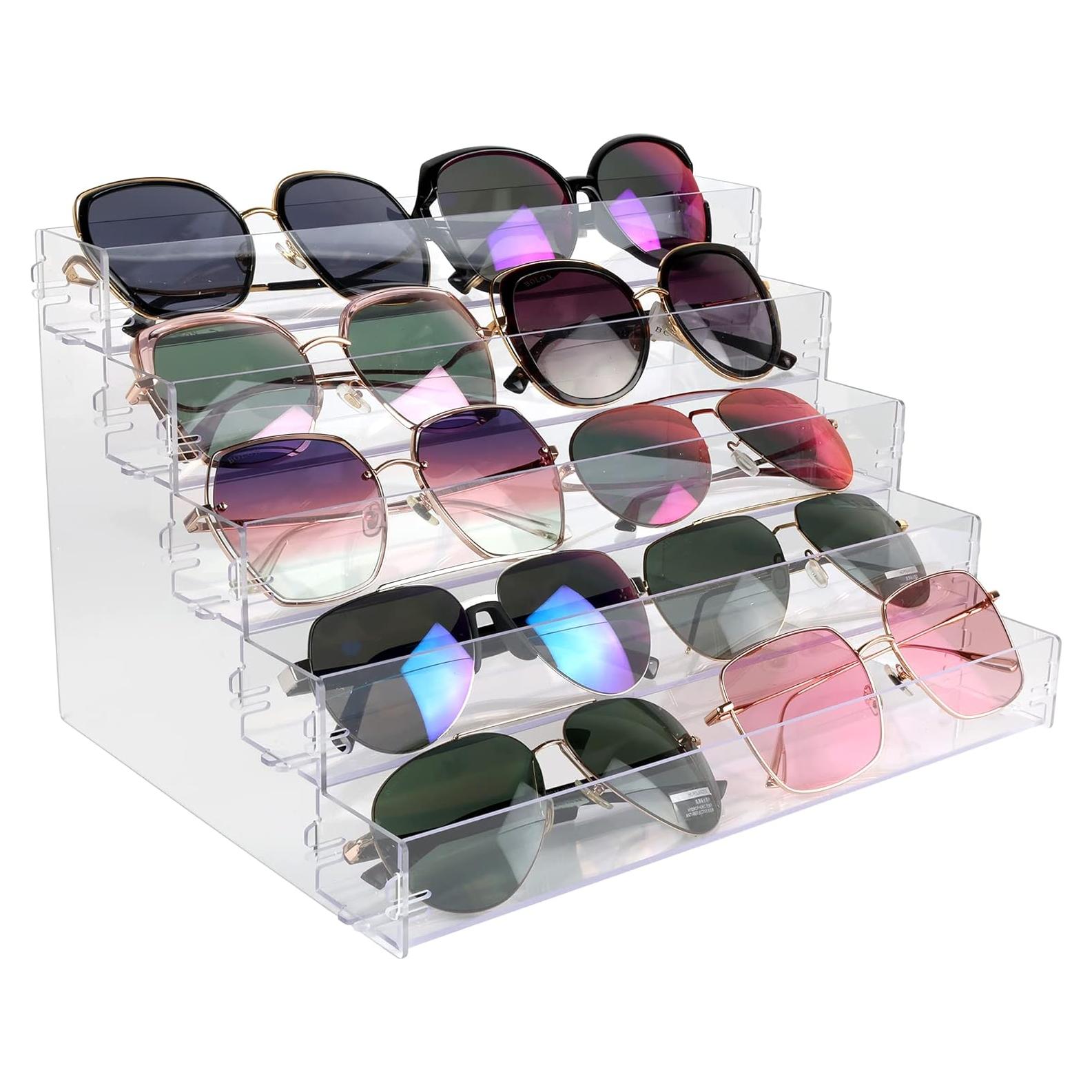 Organizador de Gafas de Sol 5 Niveles BVANQ Acrílico