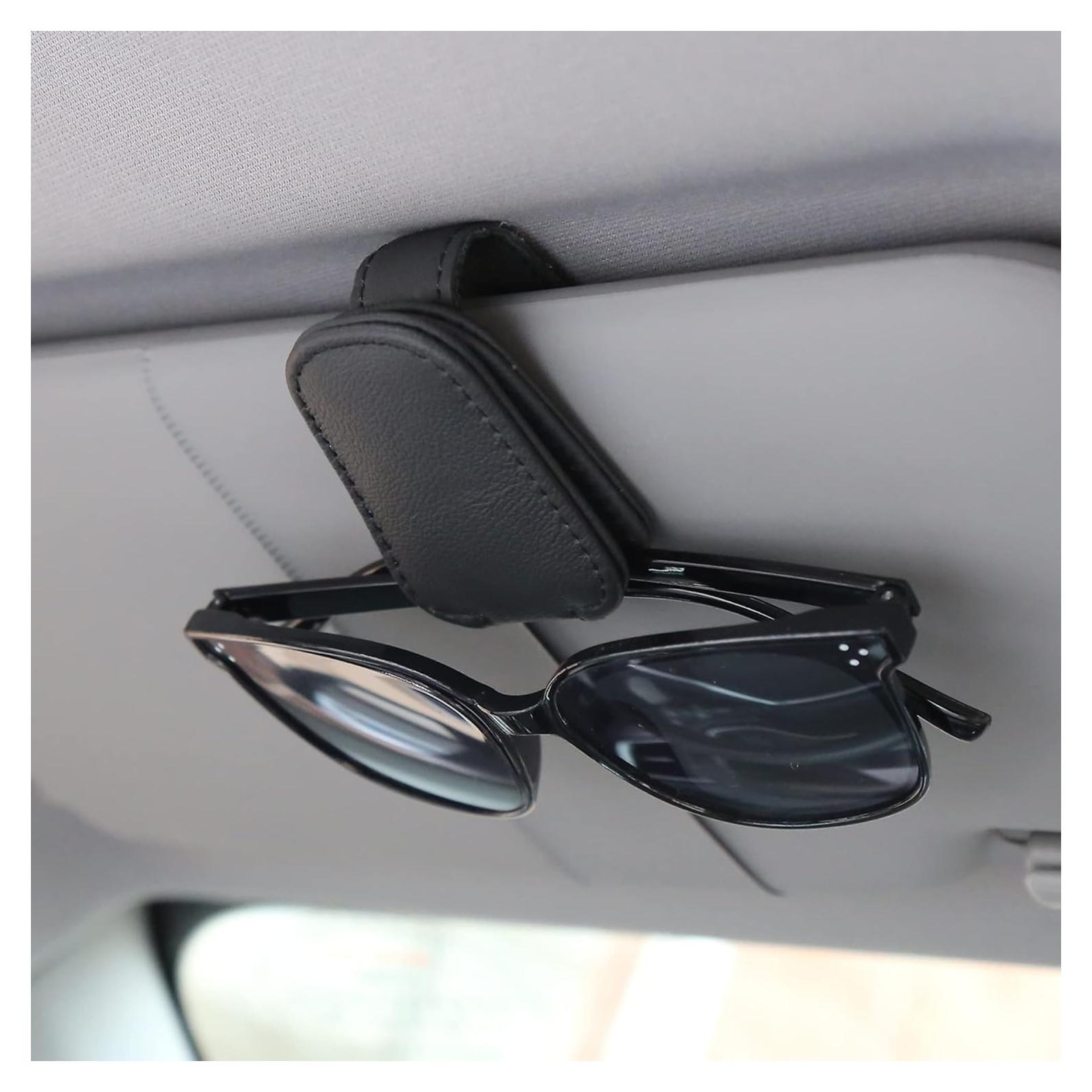 Soporte de Gafas KIWEN para Visera de Coche Negro