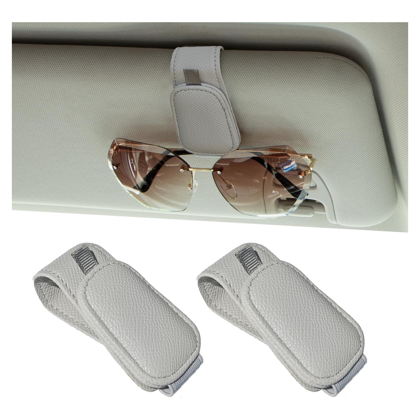 Soporte Magnético para Gafas de Sol Yuoyar 2 Piezas Gris