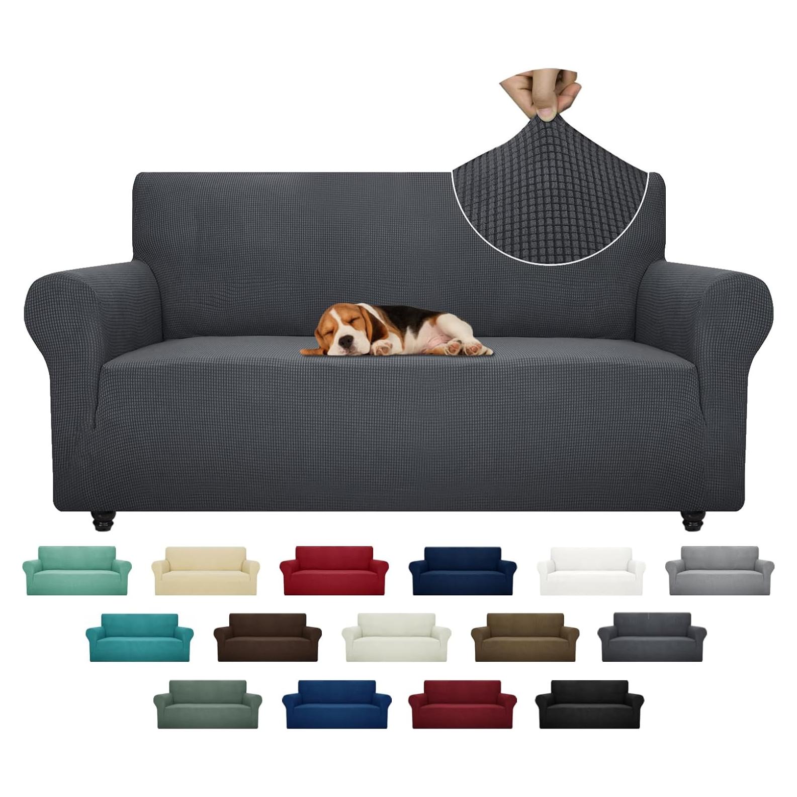 Funda de Sofá Universal ZNSAYOTX 72-92" Gris Oscuro