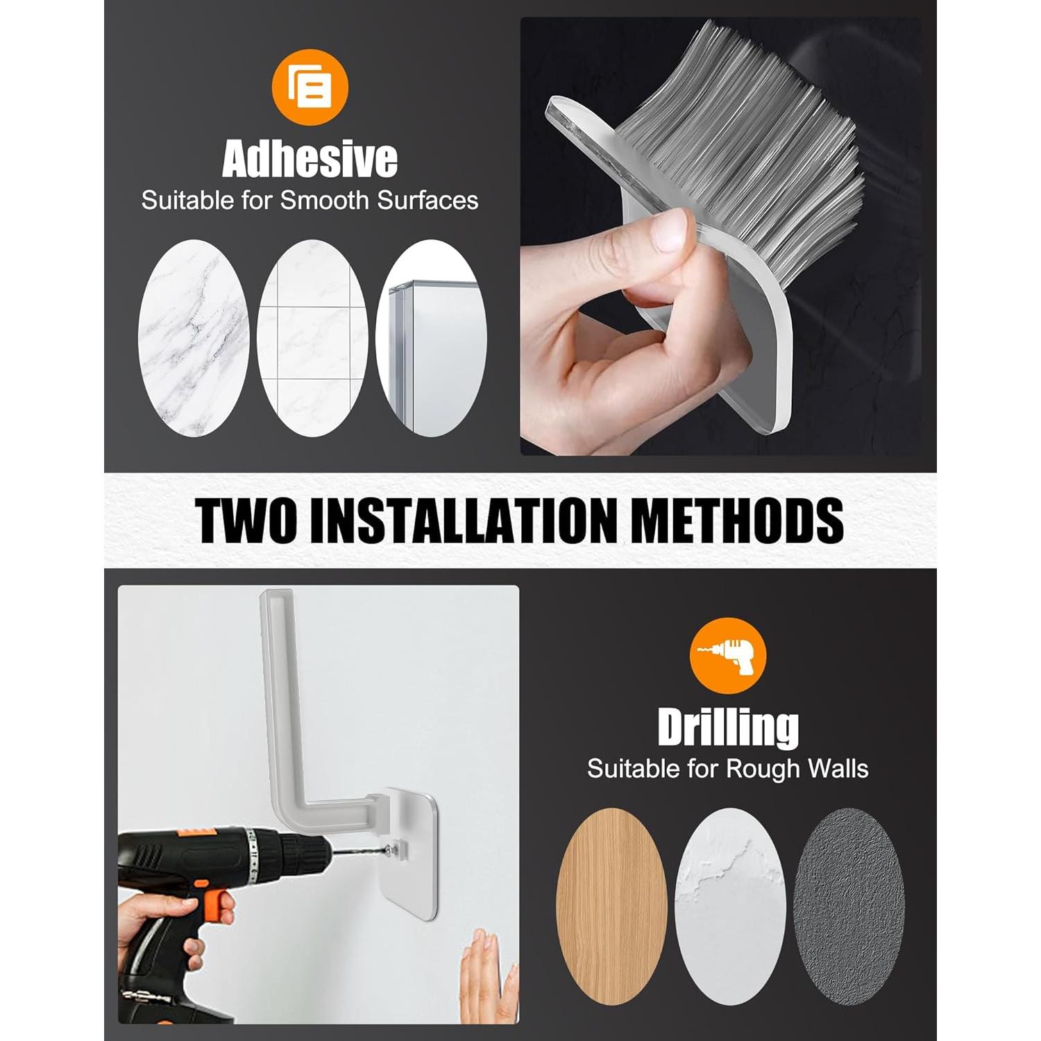 Soporte para Sombreros Sunfanie Paquete de 4 Adhesivos