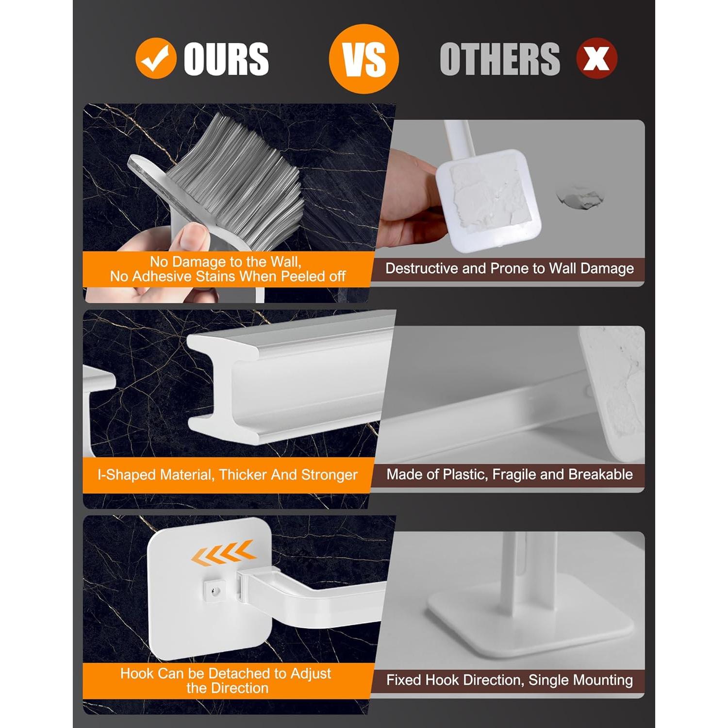 Soporte para Sombreros Sunfanie Paquete de 4 Adhesivos