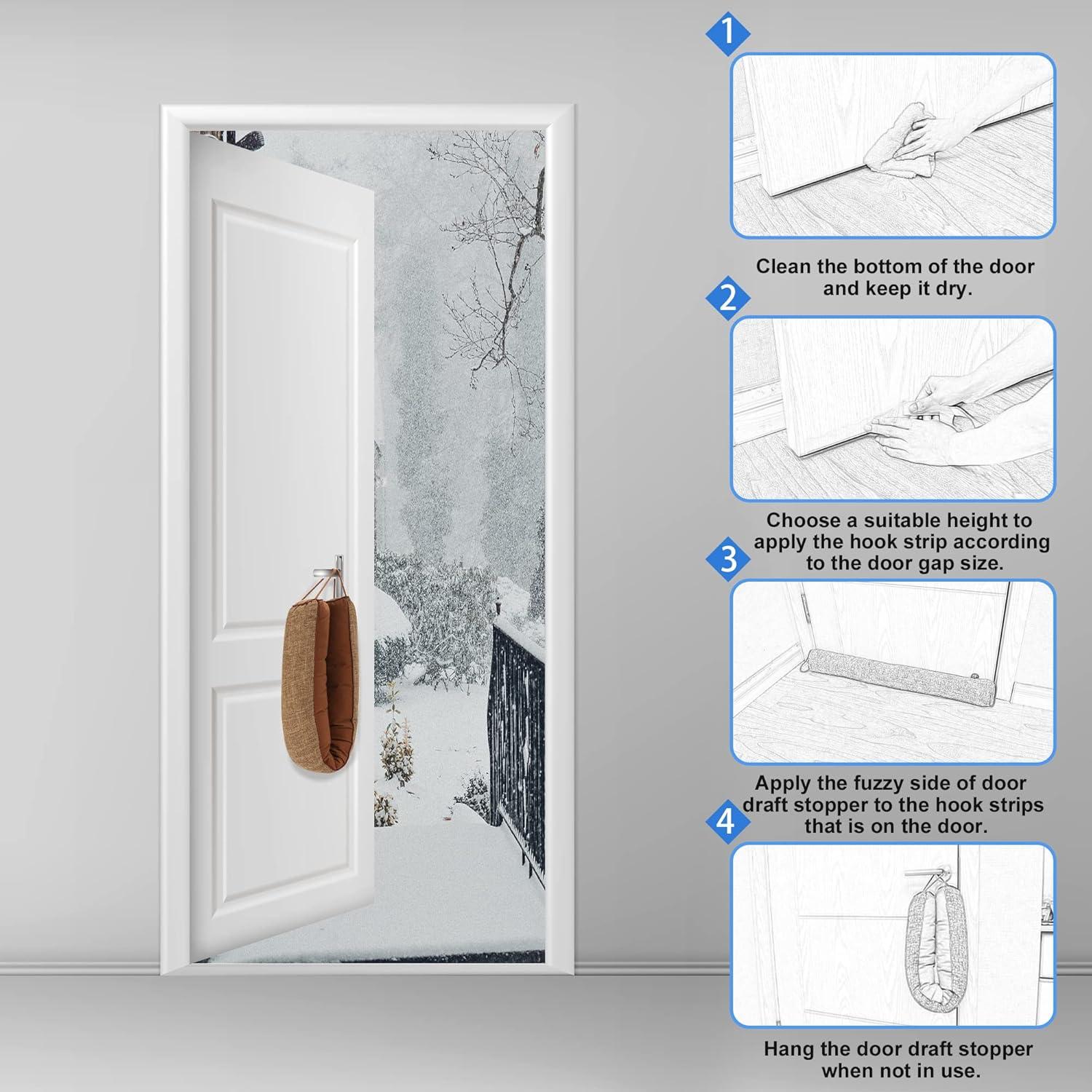 Tope de Puerta NABOWAN 81 cm - Bloqueador Triangular