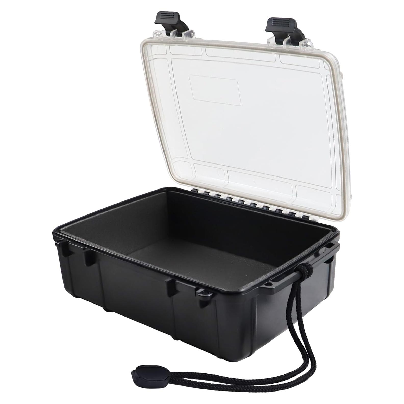 Caja Estanca Impermeable Avlcoaky 22.6x16.3x8.1 cm Negra