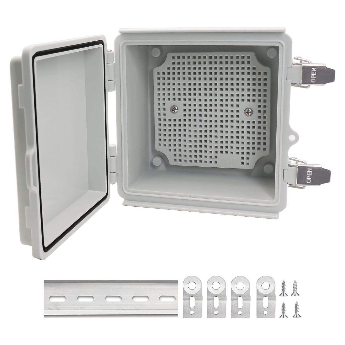 Caja Eléctrica Impermeable IP67 LuSumtly 17x16x9 cm Gris