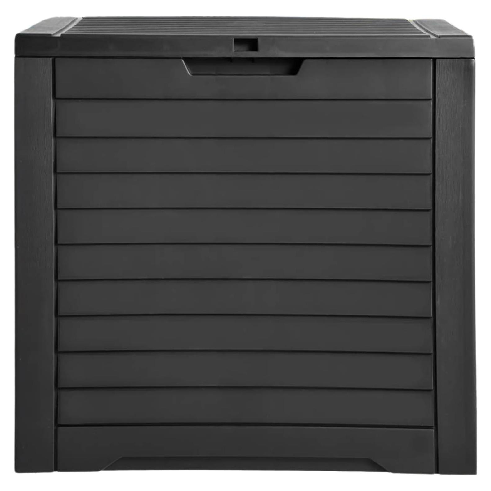 Caja de Almacenamiento Exterior DWVO 132 Litros Negra Resistente