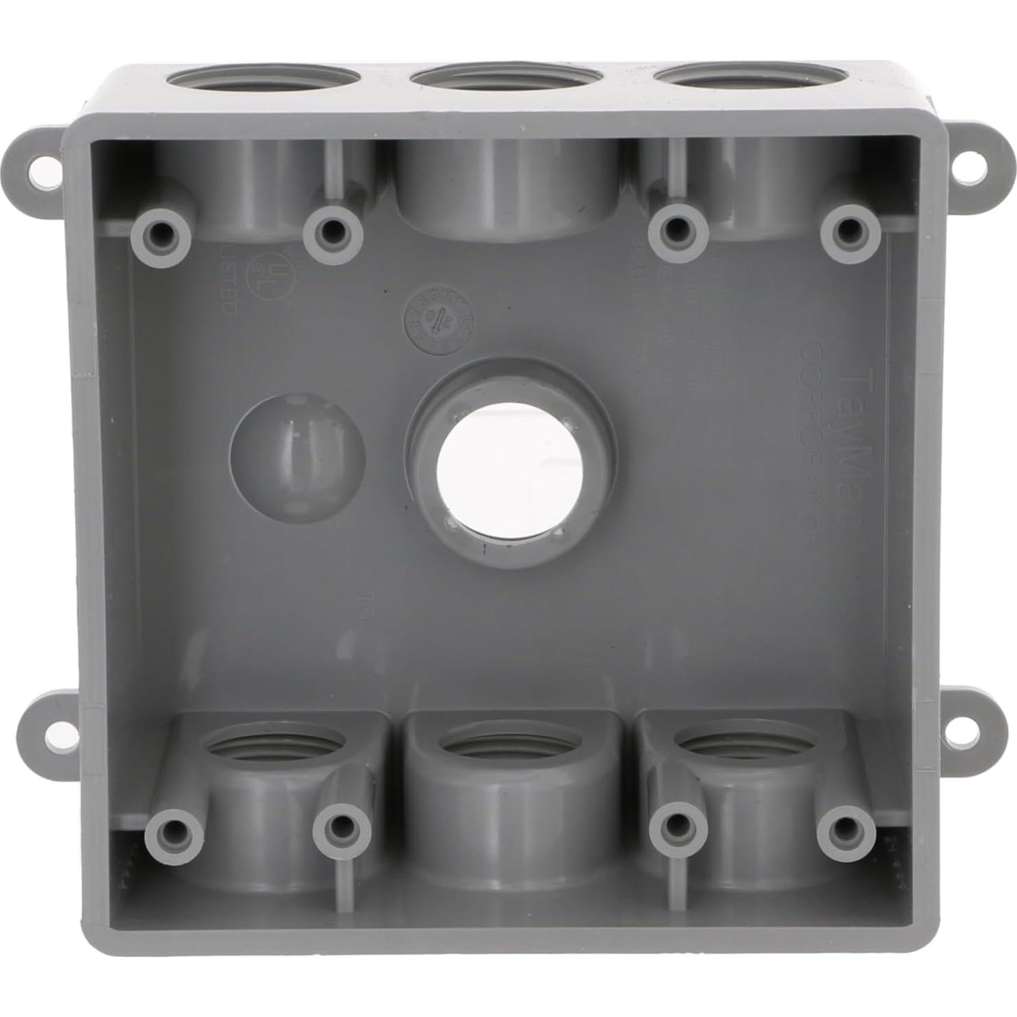 Caja a Prueba de Climas BELL PDB77550GY 2 Gangas 7 Salidas Gris