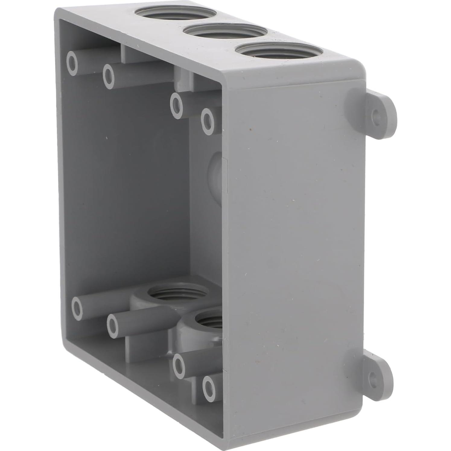 Caja a Prueba de Climas BELL PDB77550GY 2 Gangas 7 Salidas Gris