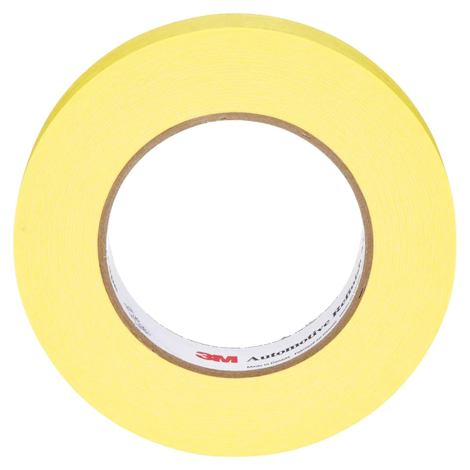 Cinta de Enmascarar Automotriz 3M 06653 Amarilla 24mm x 55m