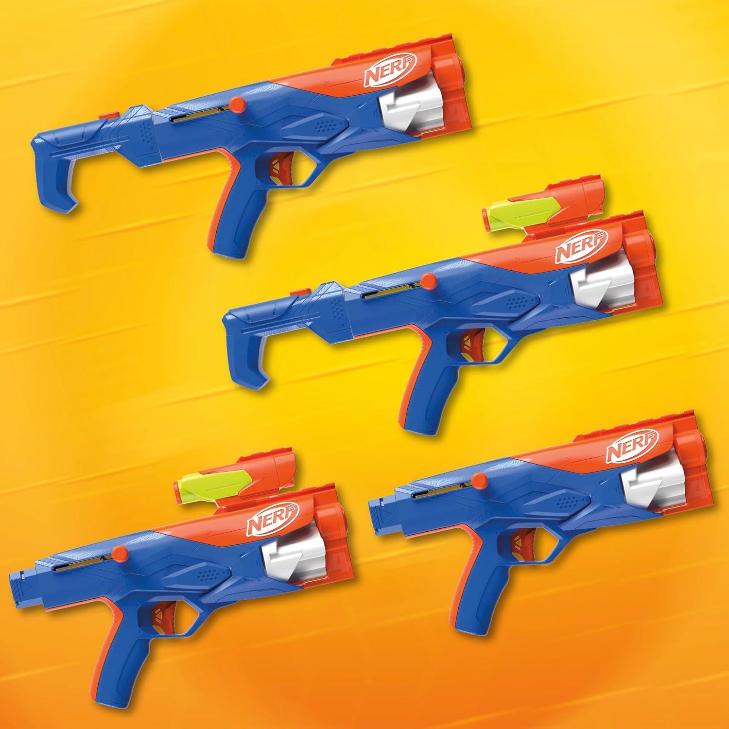 Paquete de Equipamiento Nerf N Series con 3 Blasters y 18 Dardos