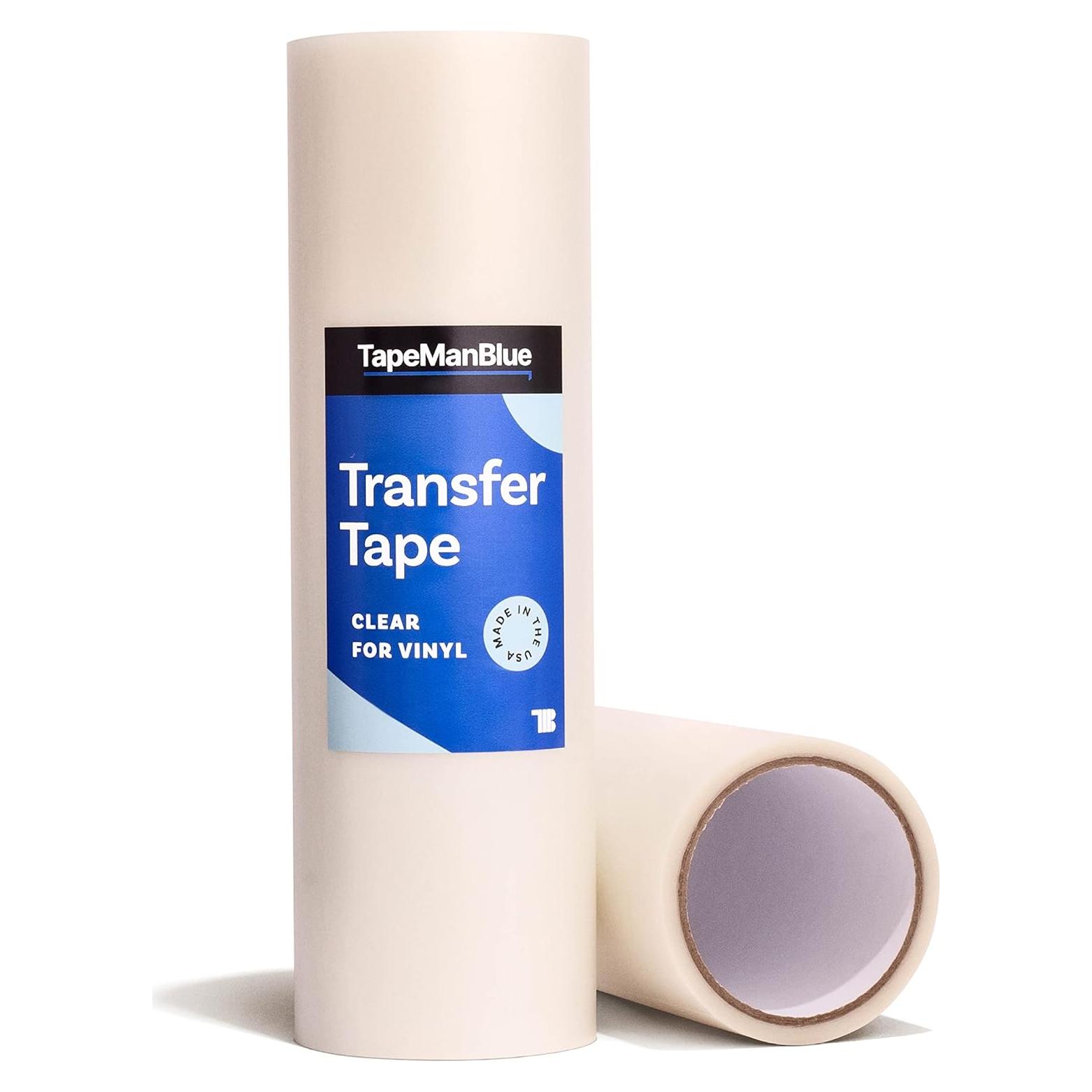 Cinta de Transferencia Clara 30,48 cm x 15,24 m TapeManBlue