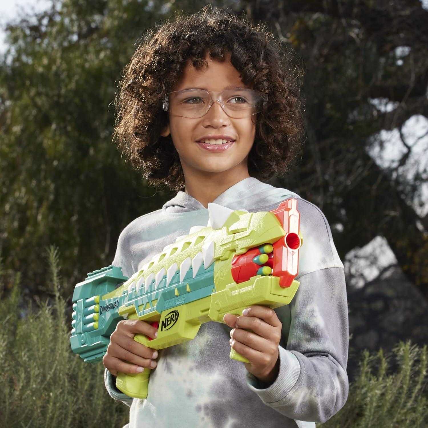 Blaster Nerf DinoSquad Armorstrike con 16 Dardos