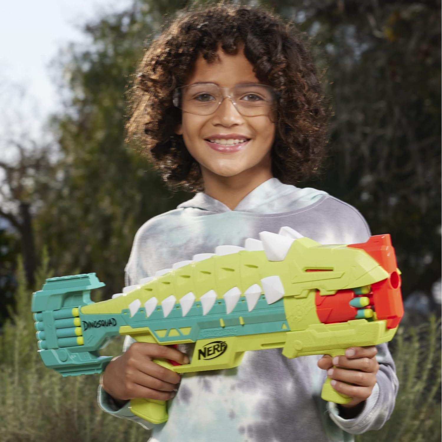 Blaster Nerf DinoSquad Armorstrike con 16 Dardos